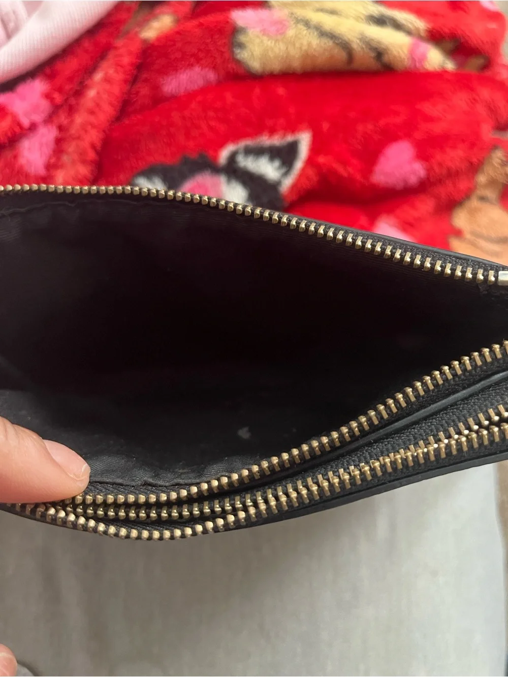Coach Dark Brown Signature Wristlet with Detachable Strap